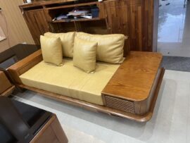 ghế đôi gỗ sồi nga
