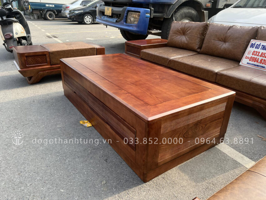 sofa gỗ sồi Nga