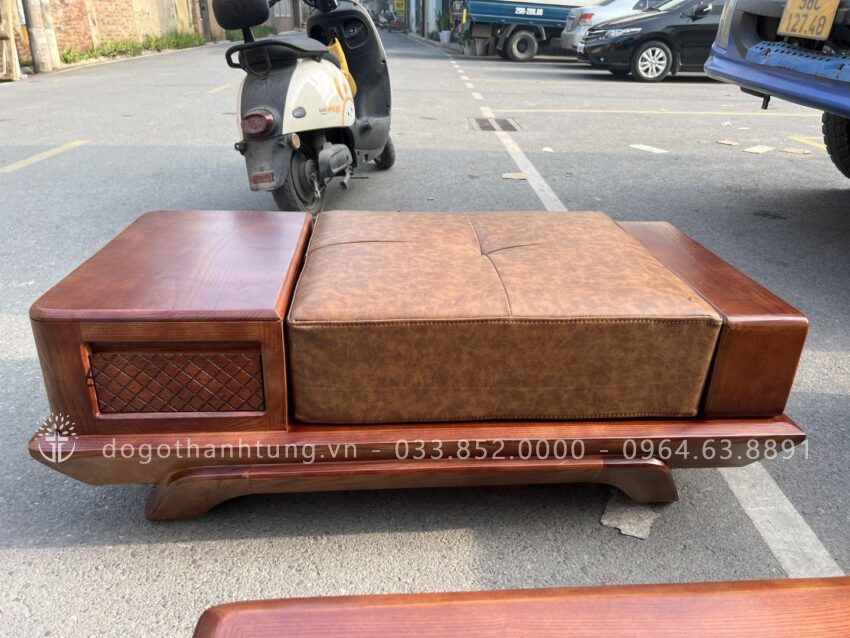 đôn ngồi phụ gỗ sồi