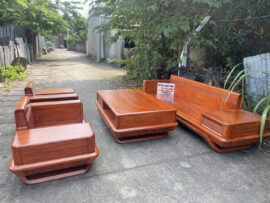 mẫu sofa gỗ hương đá