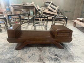 đôn ngồi gỗ hương đá