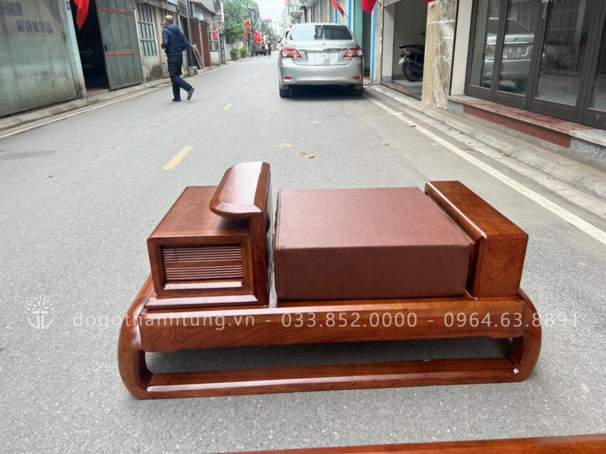 đôn ngồi gỗ hương đá