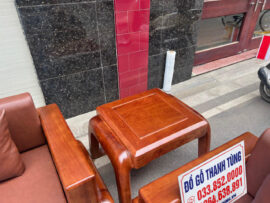 đôn góc gỗ hương đá cao cấp