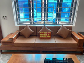 ghế băng dài gỗ hương đá