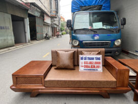 ghế đôi gỗ sồi Nga