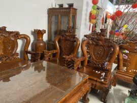 Bộ bàn ghế Nghê Phượng siêu đẹp và chất lượng.