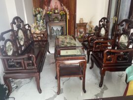 Bàn ghế móc mỏ siêu đẹp.