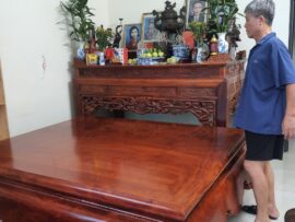 Sập trơn tam diện 1m8x2m2 đẳng cấp